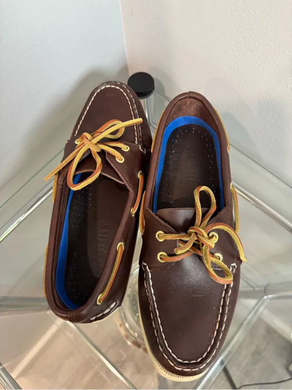 SPERRY Top Sider Women Brown Deck Crew Casual Water Shoes Shoe 9195017 7.5M - Image 4