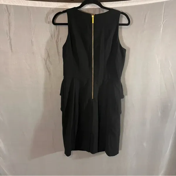 Michael Kors Black‎ Peplum Dress Size 6 - Image 2