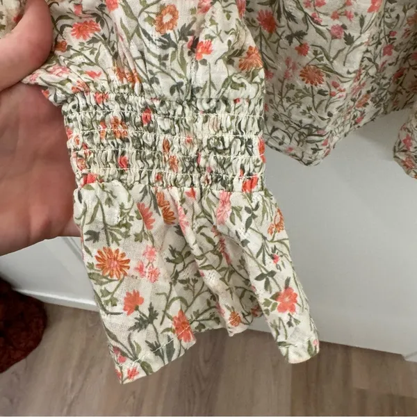 American Eagle Floral Long Sleeve Blouse - Image 4