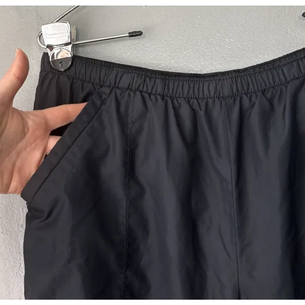 Nike Track Pants Size Medium Black Lined Gorpcore Streetwear Athletic Wind Baggy - Image 3