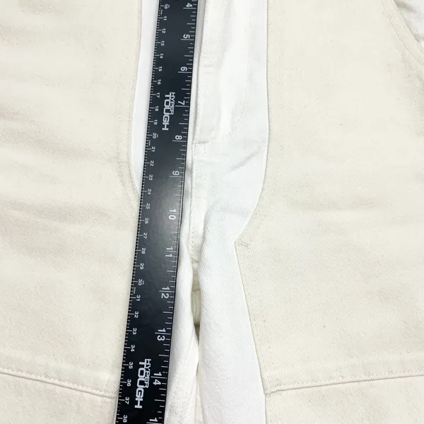 Madewell‎ Perfect Vintage Straight Carpenter Jeans Women 26 White Colorblock - Image 2