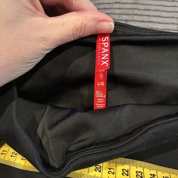 Spanx Ponte Leggings In Black Skinny Leg Pull On Women’s Size Large - Image 7