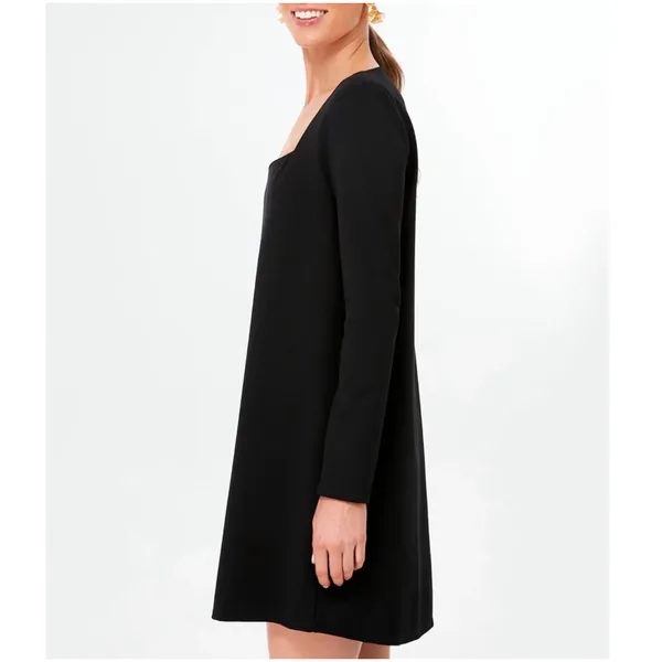 Tuckernuck Middleton Black Square Neck Long Sleeve Mini Dress Womens Size‎ Small - Image 2