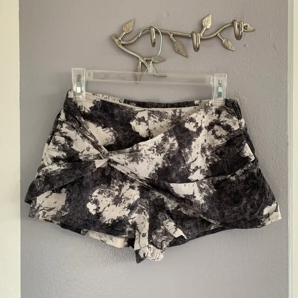 Free People Wrap Front Tie-Dye Shorts - Image 3