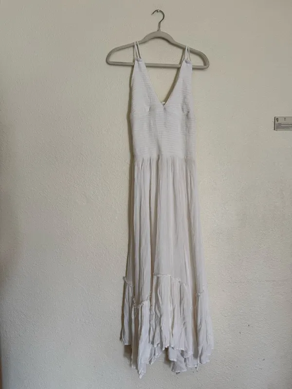 NWOT free people Fun In The Sun Maxi Dress in Ivory - Image 4