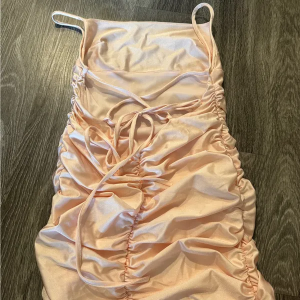 Lucy in the Sky Light Pink Mini Dress - Image 6