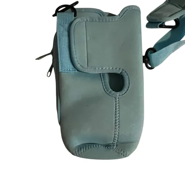 Dabria Water Bottle Carrier Bag w/ Phone Pocket Stanley 40oz Tumbler Neoprene Bl - Image 5