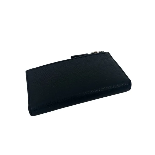 Marc Jacobs Medium Flat‎ Black Leather Zip Card Wallet - Image 6