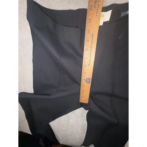 Maeve Anthropologie The Margot Kick-Flare Cropped Pants Black Women's Medium - Image 8