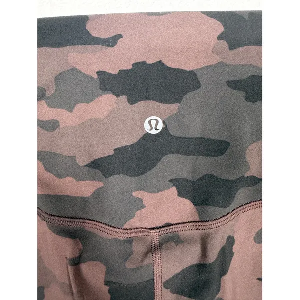 Lululemon Sz 8 Align Crop 23" Heritage 365 Camo Brown Earth Multi Cropped W6BD6S - Image 7