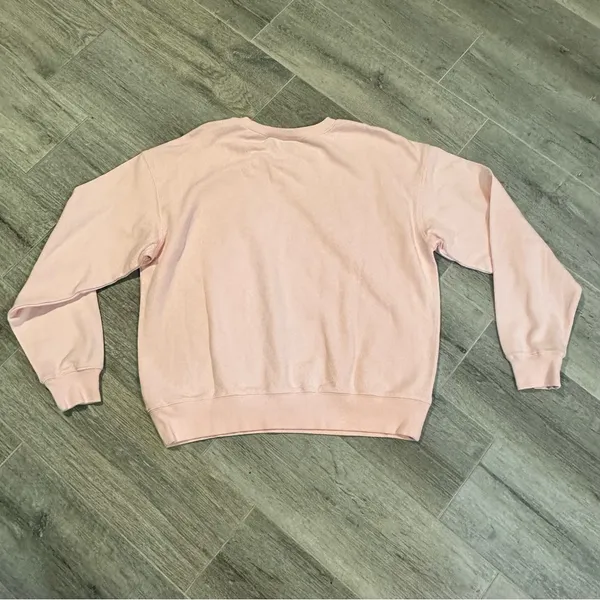 Wildfox Graphic Sweatshirt Brunch Club Every Day Sweatshirt Barbie Pink Medium - Image 4