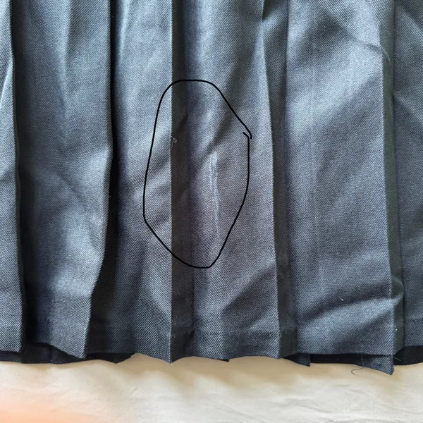 pleated school uniform midi skirt Black Size 36 - Image 5