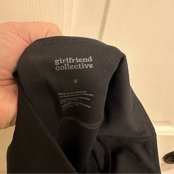 Girlfriend Collective Black Leggings Size Small - Image 5