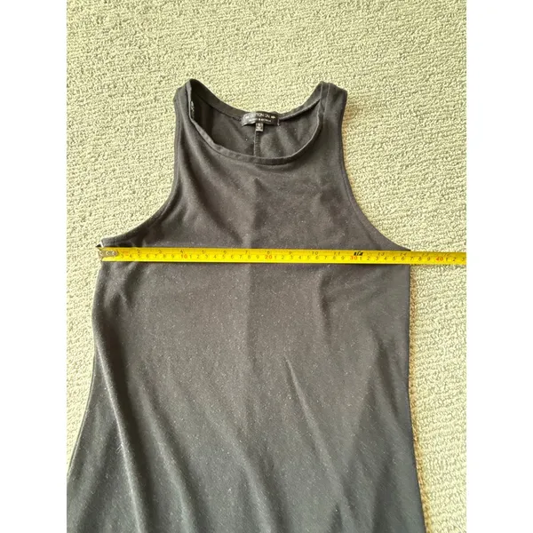 Cotton On Womens Small Black Sleeveless Racerback Ribbed Bodycon Midi Dress - Image 5