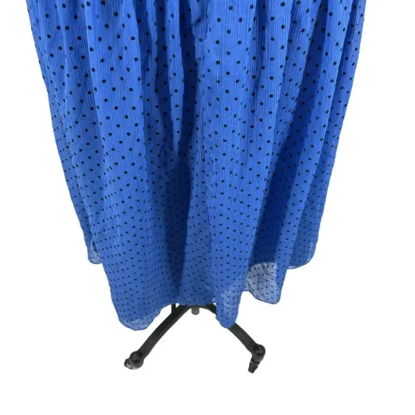 La Maison Talulah Sorrento Midi‎ Dress Azure Blue Polka Dot Size Small - Image 13