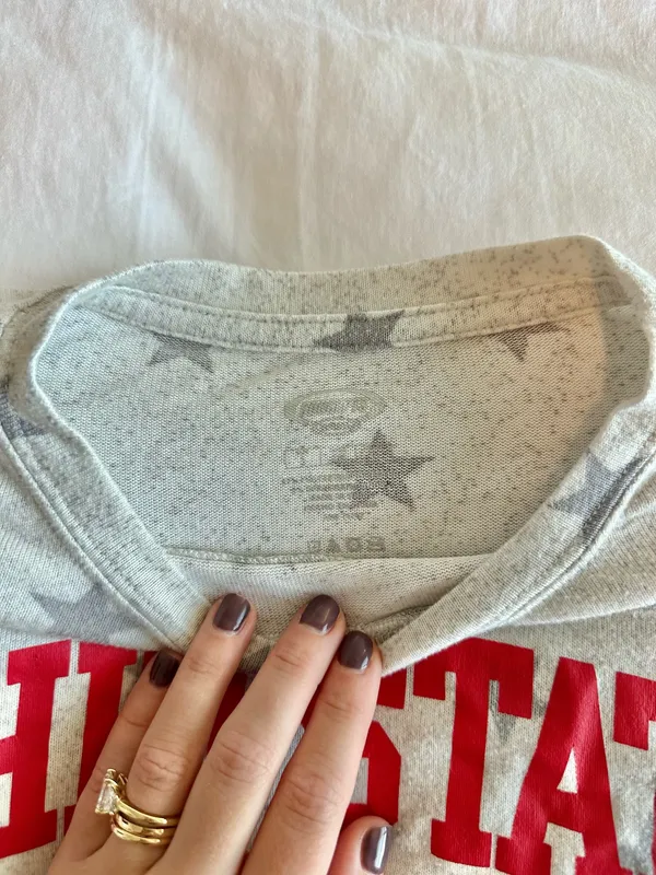 Ohio State Long Sleeve Top Gray - Image 3