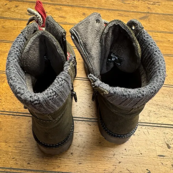 Bos. & Co. Side Zip Boots Women's 37‎ US 7.5 Outdoor Suede Leather Colony - Image 11