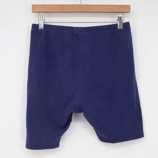 Cheetah Sport Womens Navy Blue Cotton Spandex Biker Shorts Size L Made in USA - Image 4