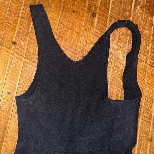 Obermeyer vintage black 10L stirrrup ski gorpcore wool overalls - Image 5