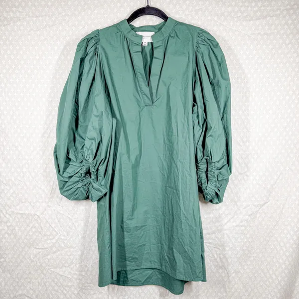 Tuckernuck Pomander Place Green Astrid‎ Puff Sleeve Dress - Image 2