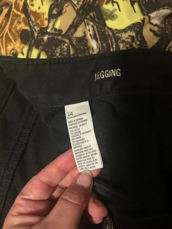 American Eagle Outfitters Women’s Black Solid Jegging Size 14 Regular - Image 10