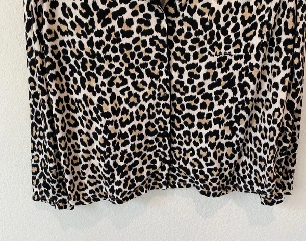 Kate Spade Animal Print Pajama Top Size Large - Image 4