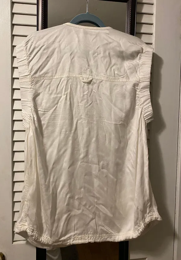Free People White  Vest - Image 3