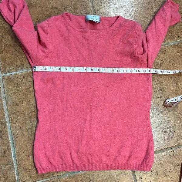 ‎Precious Fibers Cashmere pink sweater size L - Image 6