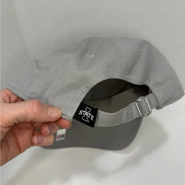 Iowa State Cyclones Gray & Black Hat – OSFM – Cyclone Nation – 100% Cotton - Image 5