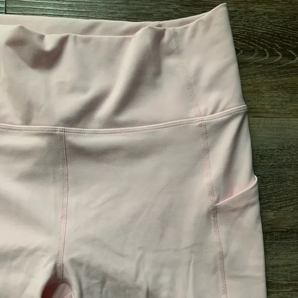 Fabletics PureLux Light Pink High-Waisted Leggings L - Image 2