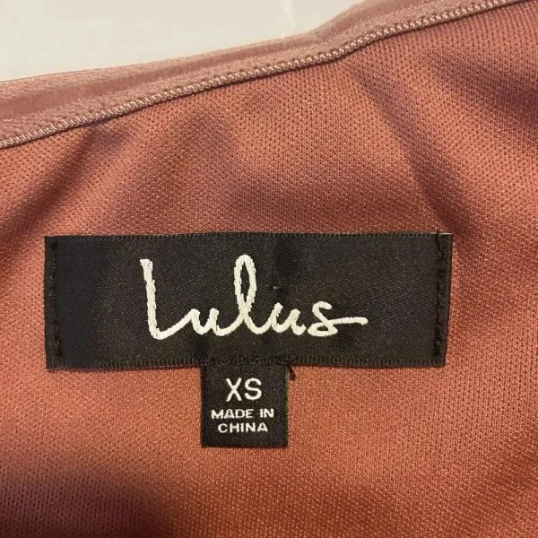 Lulu's Open Your‎ Heart Mauve Pink One-Shoulder Bodycon Midi Dress size XS Party - Image 9