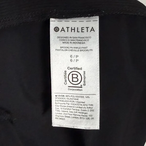 Athleta Brooklyn Mid Rise Ankle Pant Black Size 6 Petite - Image 5