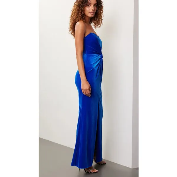 Liv Foster Velvet Strapless Evening Dress Size‎ 14 New with Tags - Image 7