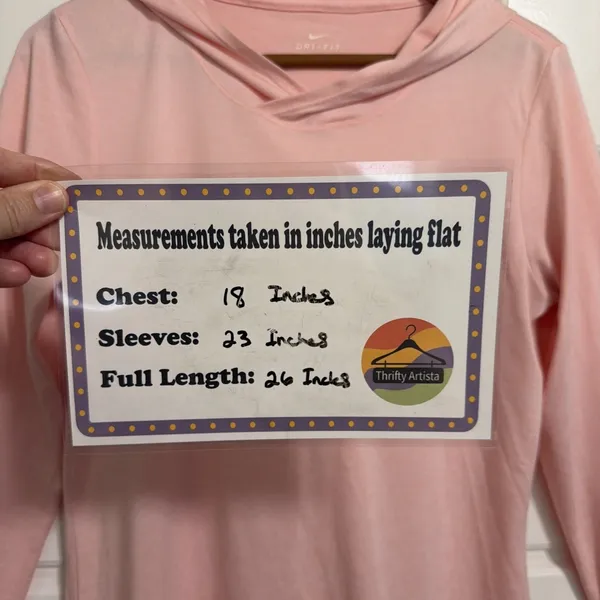 Nike Dri-FIT Womens Medium Pink Long Sleeve Pullover Hoodie Activewear Shirt‎ - Image 2