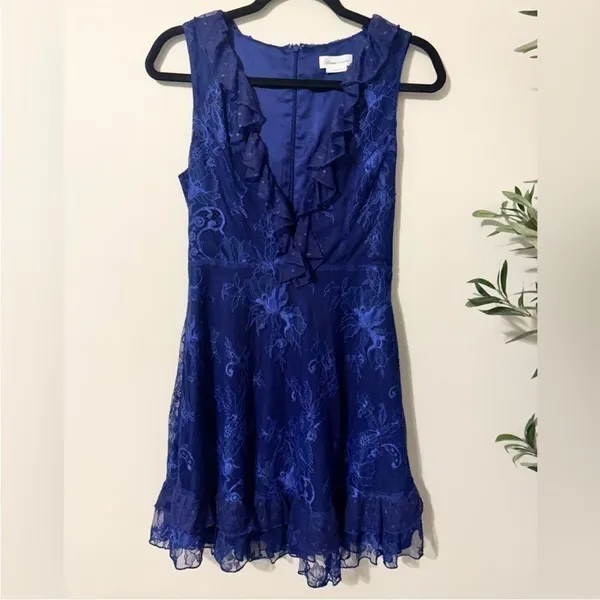 Lovers + Friends Maren‎ Mini Dress in Bright Navy, Size S - Image 12