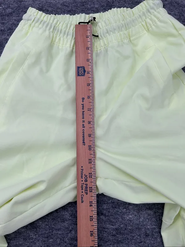 Nike Women's Sportswear Woven Pants in a bright neon green/yellow XS - Image 10