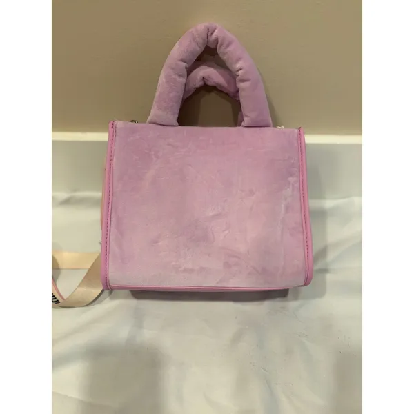 Juicy‎ Couture Extra Spender Mini Tote Fondant Pink Rhinestone Crossbody Bag - Image 3