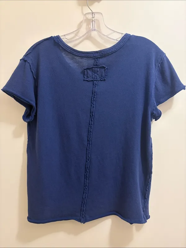 Free People We The Free Fur Friend Tee Dalmatian Navy Blue Size Large Worn Once! - Image 6