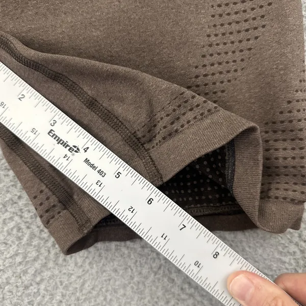 Gymshark Vital Seamless 2.0 Shorts Athletic Biker Athleisure Brown Women's XL - Image 9