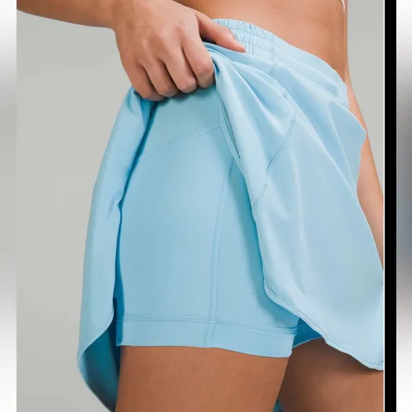 Lululemon Hotty Hot High-Rise Skirt Light Baby Blue Size 2 - Image 2