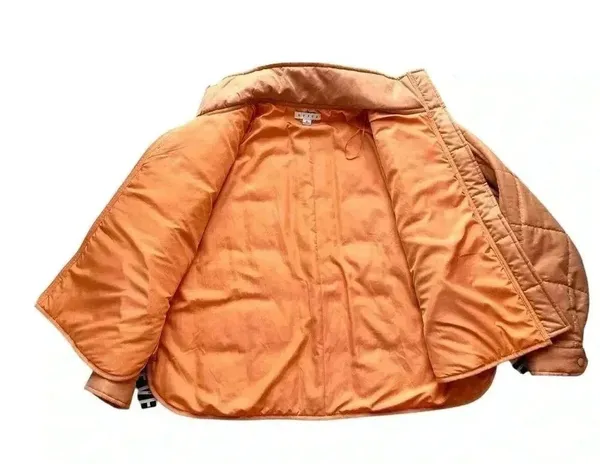 Emory park Quilted bomber jacket cozy & soft relaxed fit Sz S oversized look - Image 5
