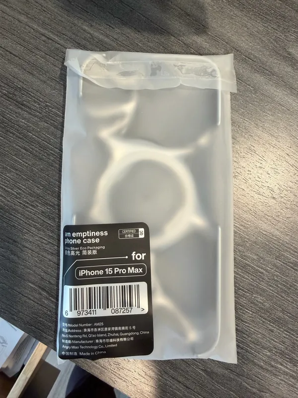 iPhone 15 Pro Max Unused Case Silver - Image 2