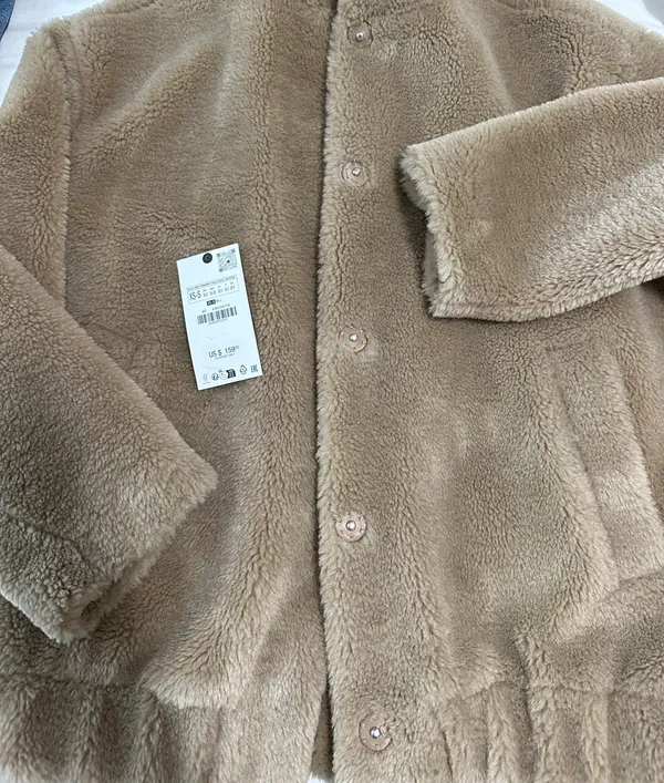 Zara Sold out faux shearling bomber - Image 4