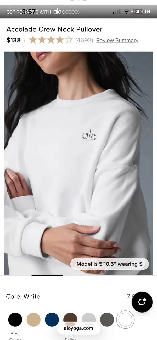 Alo Yoga Crew  - Image 2