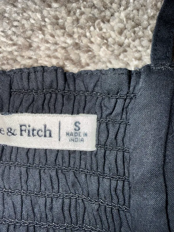 Abercrombie & Fitch Sleeveless Smocked Bodice Mini Dress, Size Small - Image 2