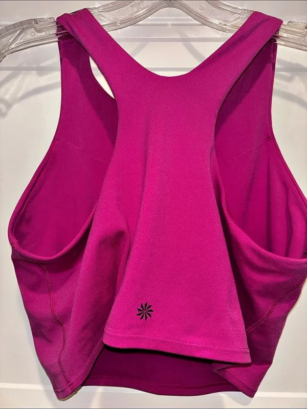 Athleta Conscious Crop Women's Pink Tank Top Medium - Image 2