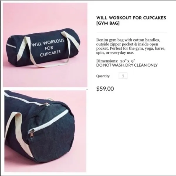 PRIVATE PARTY DENIM BAG WILL WORKOUT FOR CUPCAKES GRAPHICS NEW - Image 8