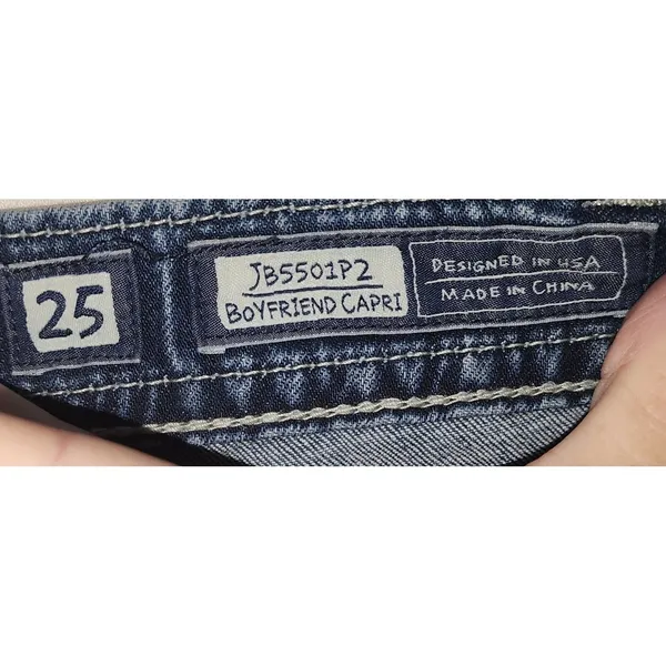 Miss Me Jeans Boyfriend Capri Womens 25 Studed Edgy‎ - Image 8