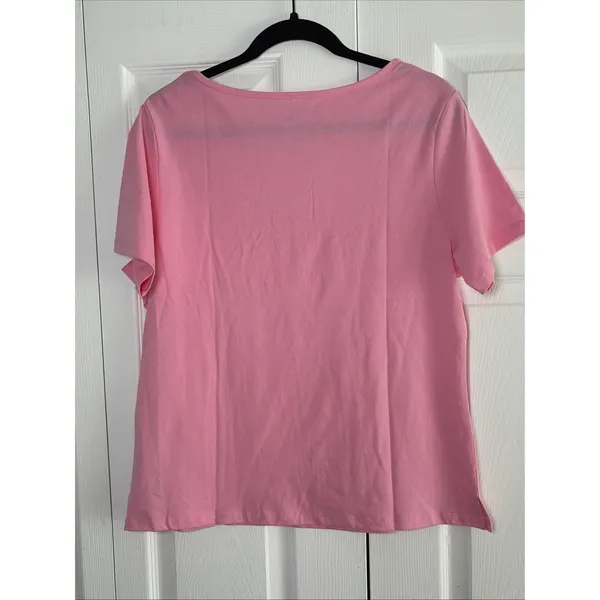 Disney Vacation Club Member T-Shirt Womens L Pink DVC Graphic Tee Short Sleeve L - Image 5