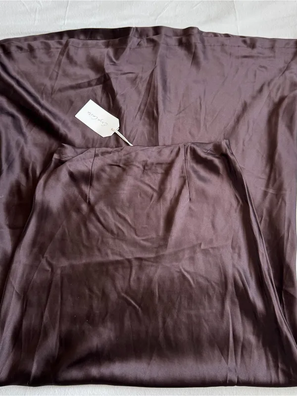 New Enza Costa Silk Full Length Skirt - Image 4